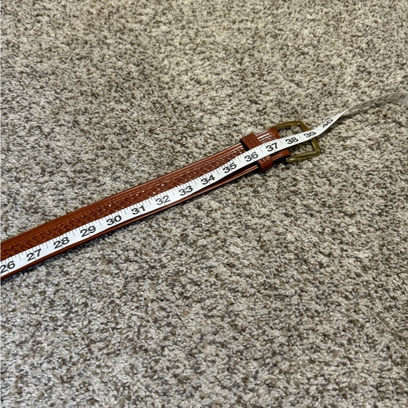 Vintage Vogel of Texas Tooled Leather Belt- 34 - Picture 5 of 7